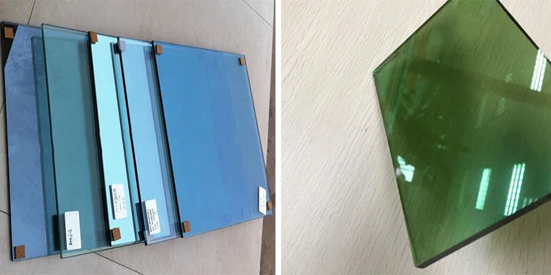 现代高品质透明低铁太阳能电池板反射膜玻璃建筑屋面