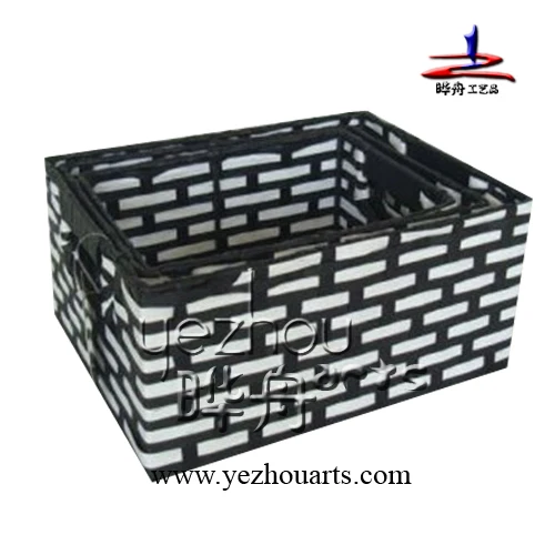 rope basket with handles