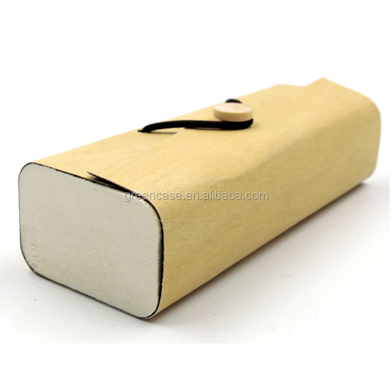 

Cheap Price Birch Bark Material Square Case for Sunglasses Eyewear, According to natural material