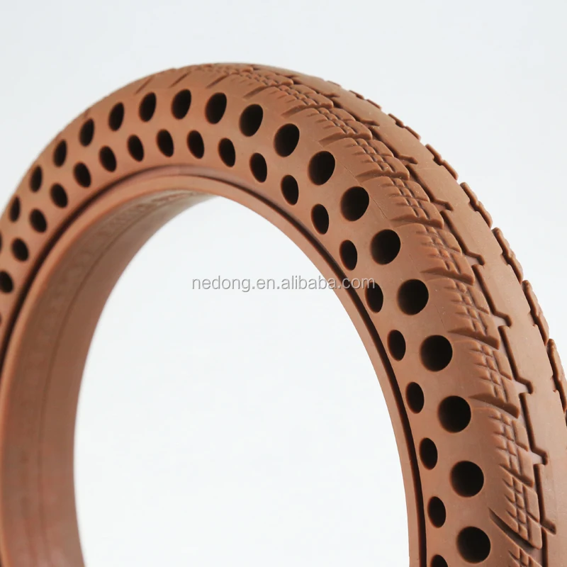 

12 x1.5 bike tire accessories fat bike tire alrless bicyclr tire, Brown