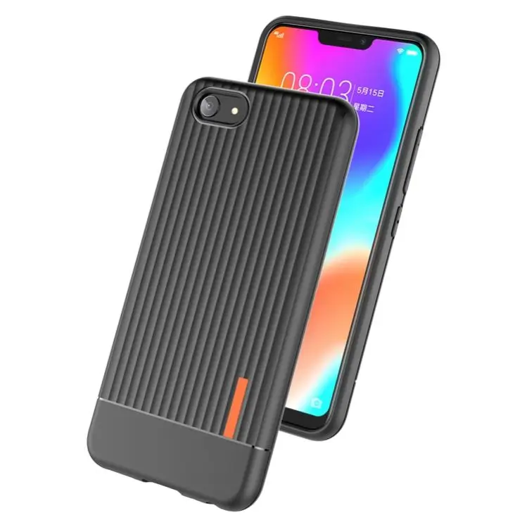 

Trending Products 2018 Vertical Stripes Shockproof TPU Back Cover For Vivo Y81 Case