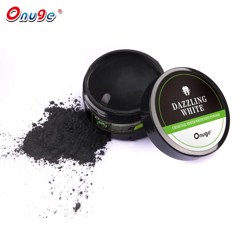 

private label charcoal teeth whitening coconut shell powder toothpaste, Black