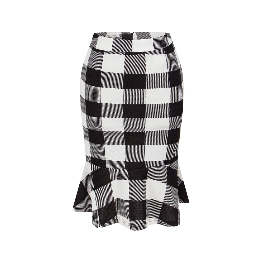 

Wholesale Women Short Bandage Knee Length Printed Bodycon Skirt, As shown for skirt