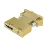 Gold Audio and Video Adaptor HD-MI to VGA Audio Output with 50cm Audio Cable