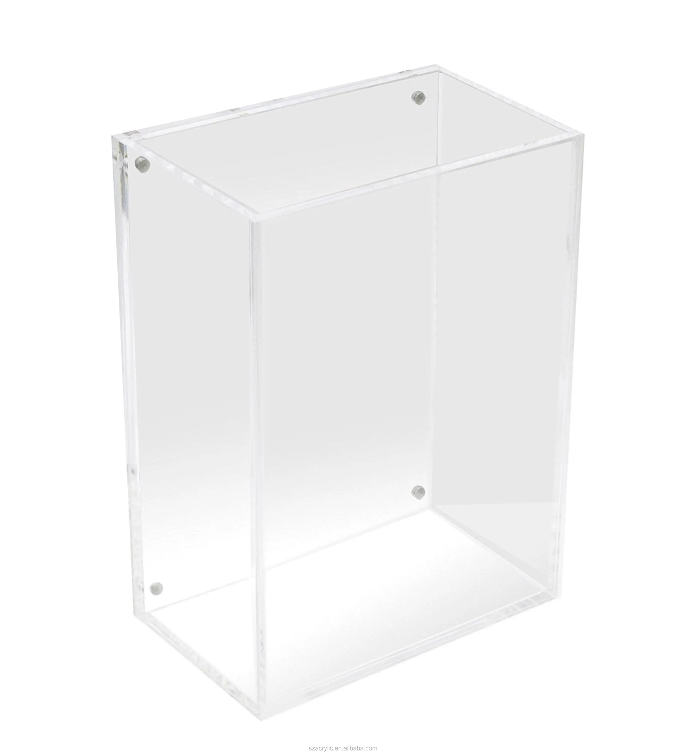 Clear Acrylic Fish Bowl Acrylic Box With Attached 5x7'' Photo Frame ...