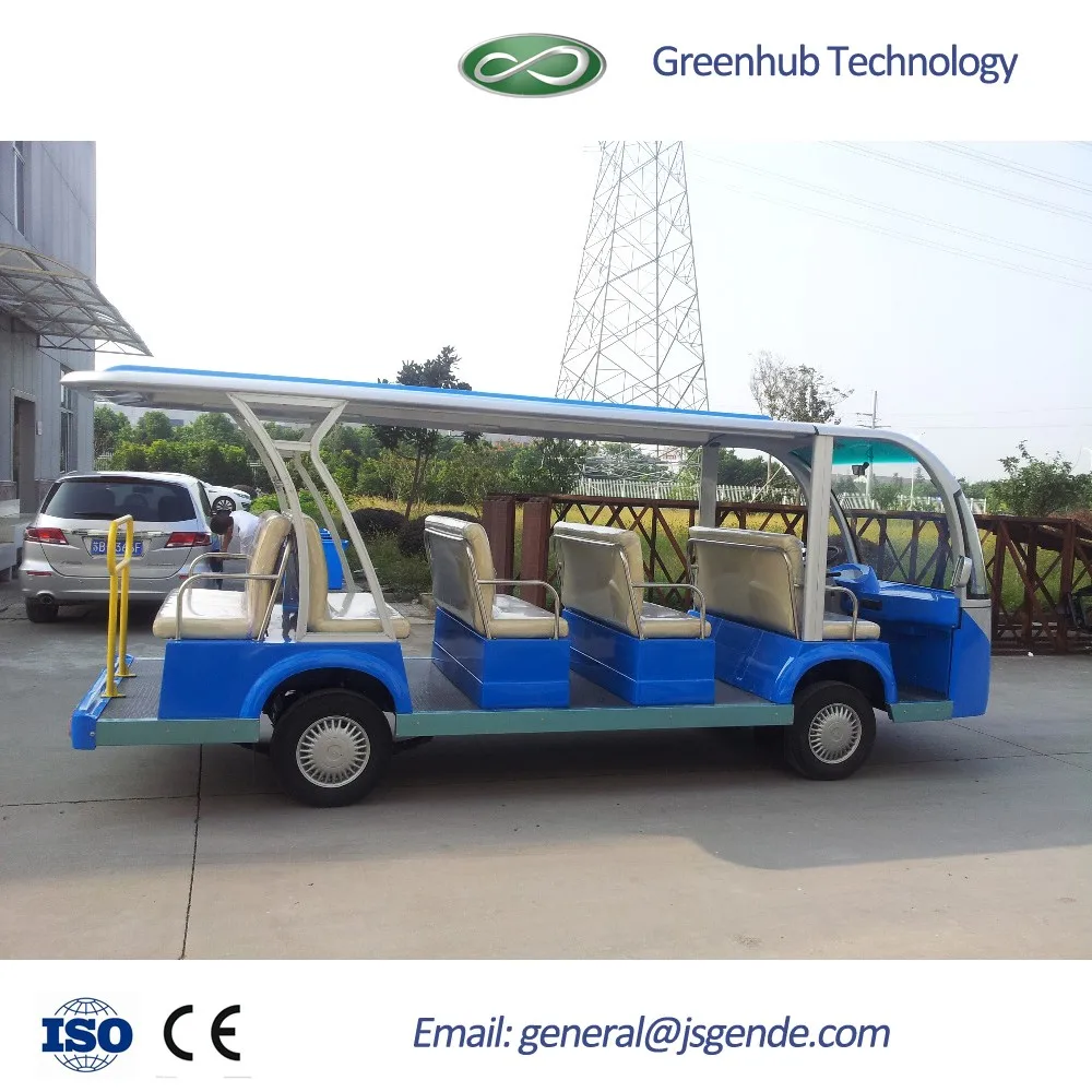 14 Seats Sightseeing Electric Solar Tourist Car Buy Sightseeing