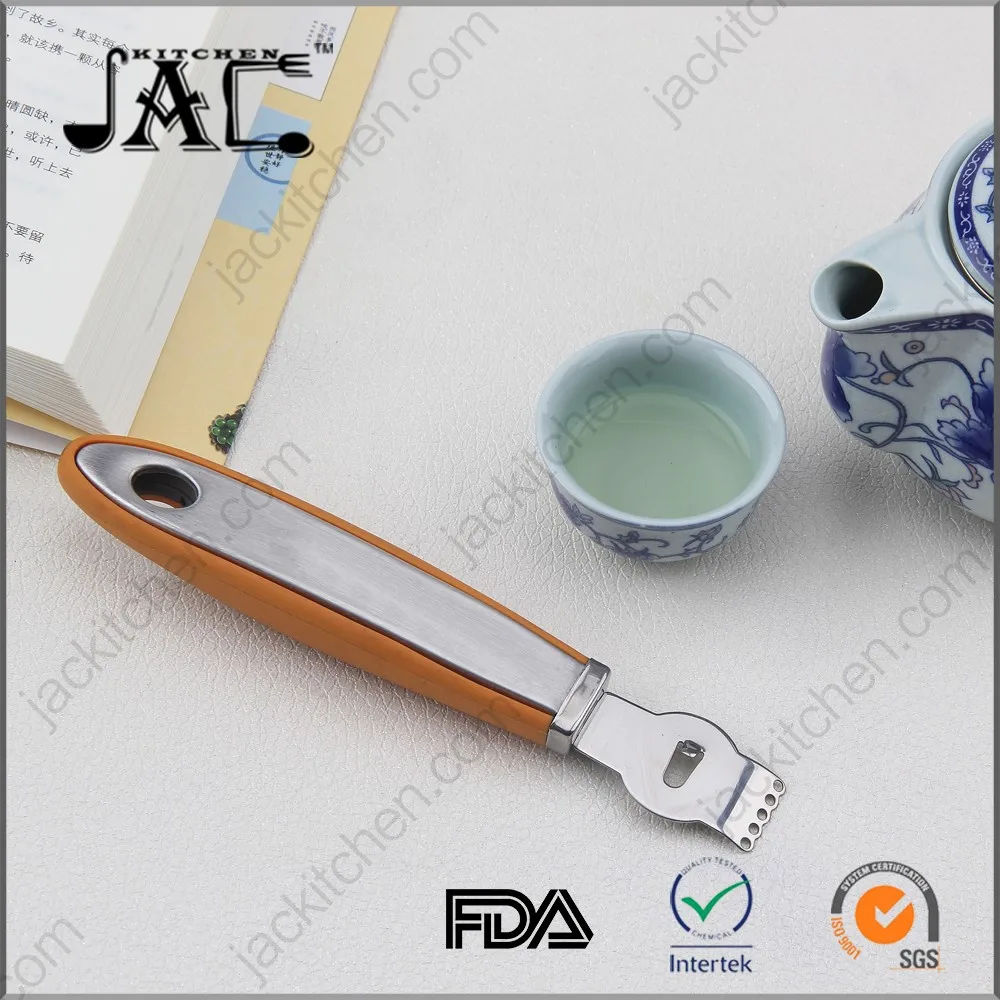 Heavy Duty Stainless Steel Lemon Zester with Channel Knife