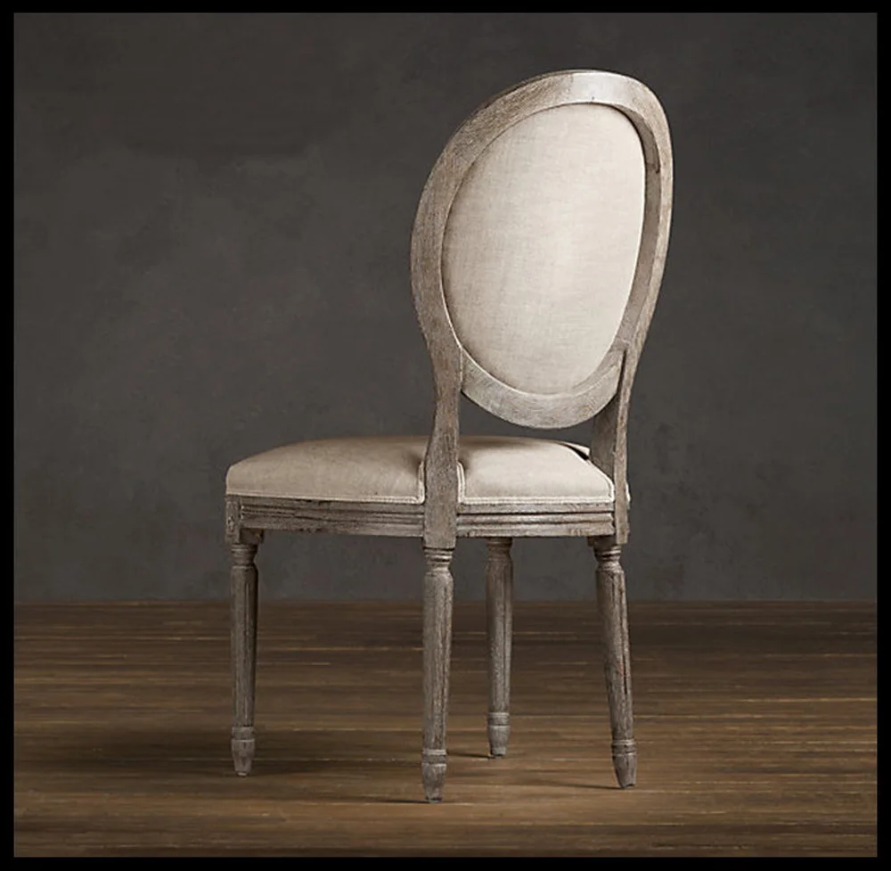 antique oak wood dining chairs