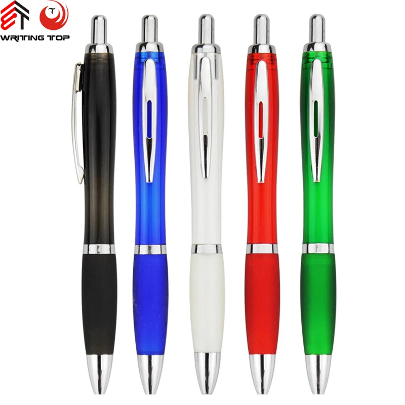 
2017 advertising logo customized plastic ballpen 