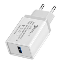 

Manufacturer Supplier Quick Charge 3.0 18W Single Port USB Charger Smart Fast QC3.0 Wall Charger