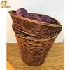 100% Hand weaving solid cane basket fruit store use storage and display rattan basket