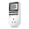 16A Plug-in Socket 7-Day Digital Programmable Timer Switch with LCD Display Support 12/24 Hour