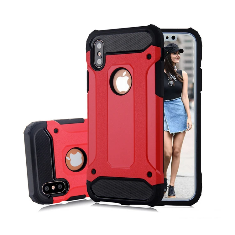 

wholesale tpu pc armor case for iPhone x case hybrid case for iPhone X 10