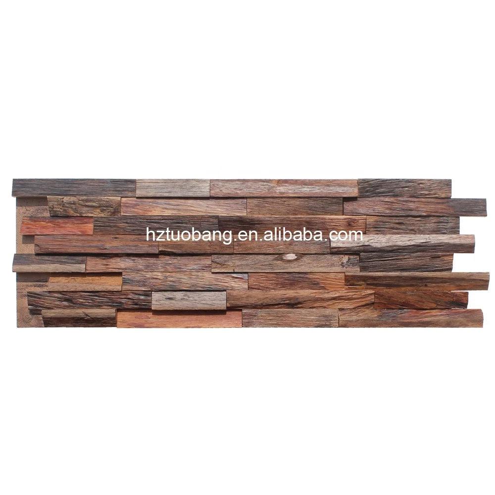 Home Decor Solid Wood Wall Covering Reclaimed Decorative Home Decor Solid Wood Wall Covering