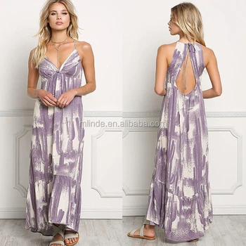 lilac beach dress