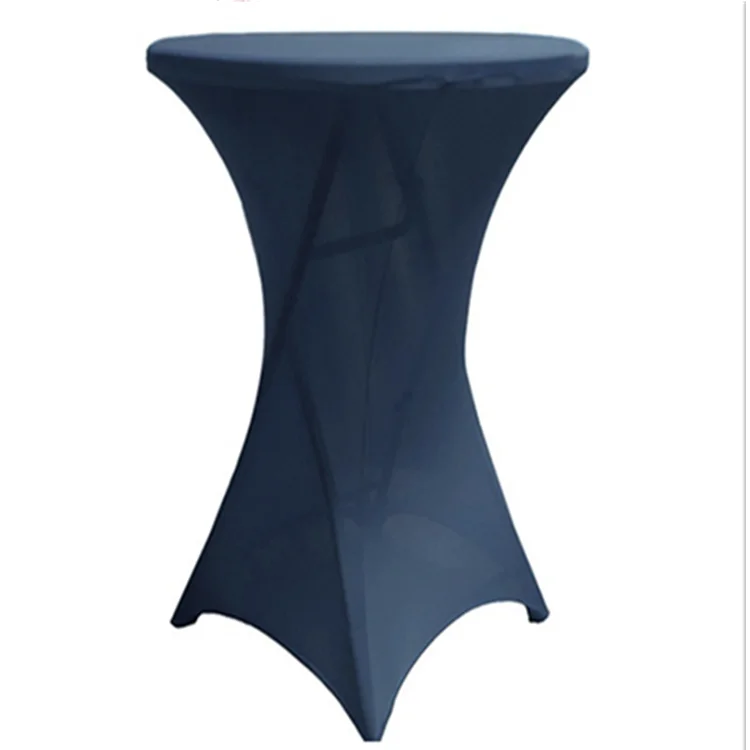 Wholesale Round Black Spandex Bar Table Cover Buy Bar Table Cover