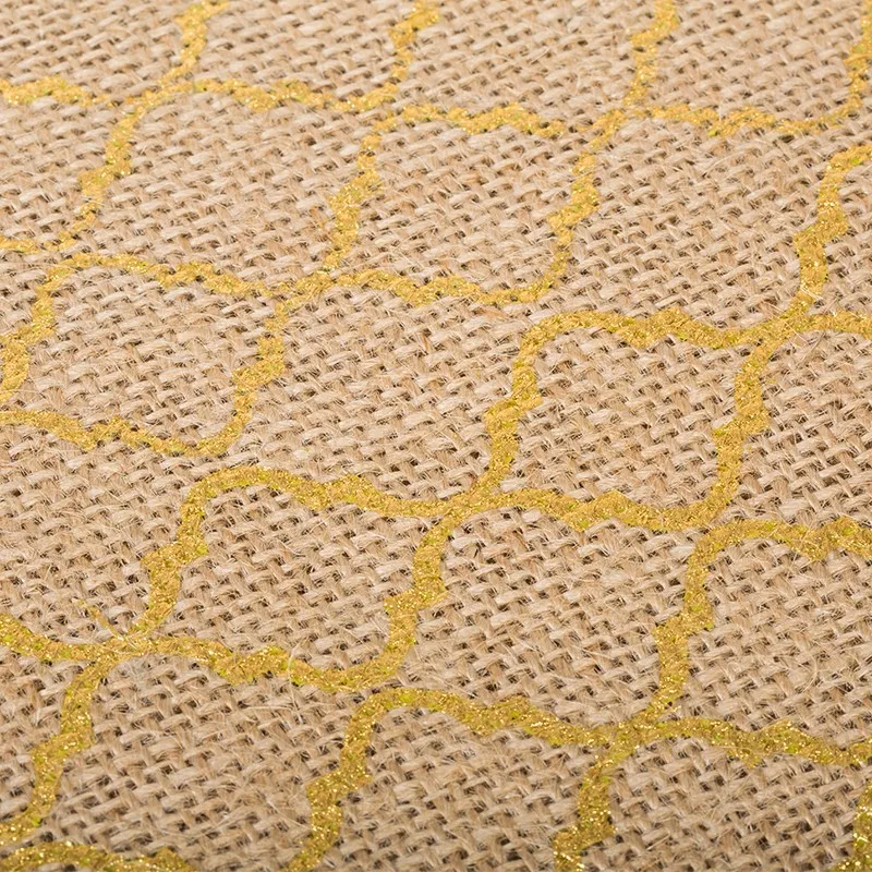100 Popular Fashional Hemp Jute Fiber Cotton Fabric Burlap Cloth With