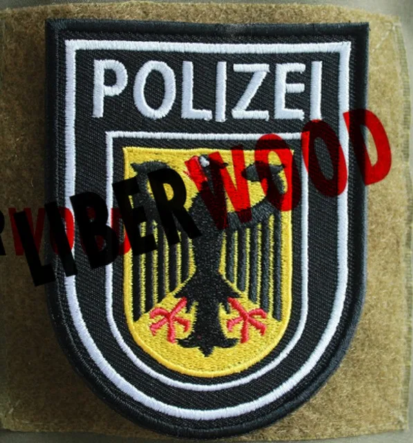 

Law Enforcement German POLICE SHERIFF Royal Army Airsoft Patch Jacket Imperial Eagle Germany Officer Uniform Costume badge STOCK