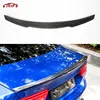 Carbon Fiber / ABS Rear Spoiler Wings for Jaguar XE Sedan 4-Door 2015-2018 K Style Trunk Trim Sticker Spoiler Car Styling