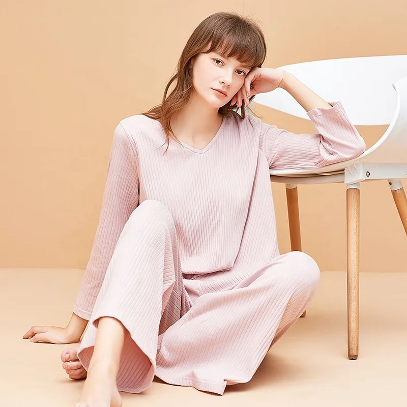 

footed private label organic cotton pajamas women