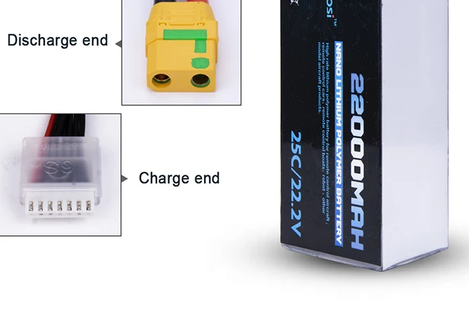 OEM 25c 22000mah 20000mah rc lipo battery 6s 22.2v