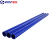 ID 57mm 2 1/4" Flexible Black External and Red Internal 1 Metre Length Straight Coupler Silicone Hose