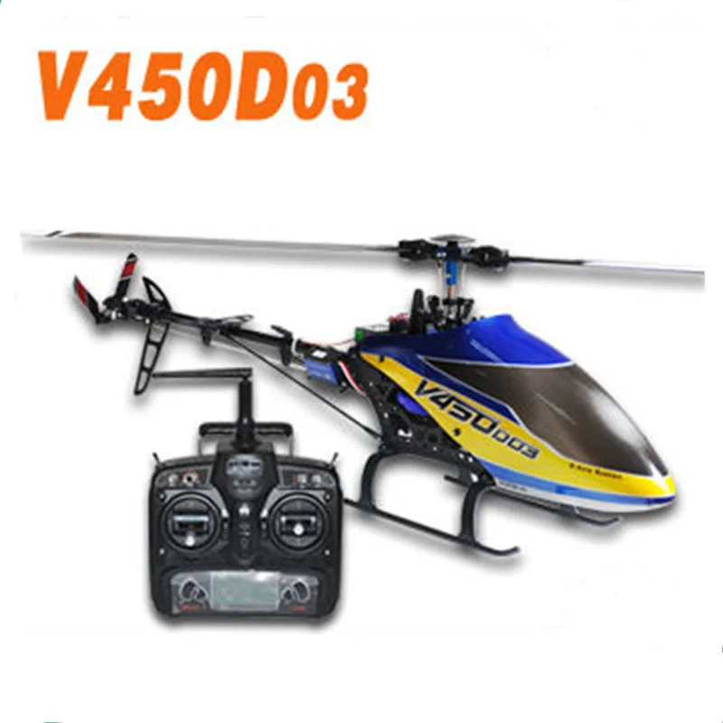 

Walkera V450D03 6-axis-Gyro Flybarless 3D RC Helicopter With DEVO 7 Transmitter RTF 2.4GHz