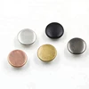 Custom made brand logo decorative push engraved 18mm press metal magnetic button prong snap buttons for garments