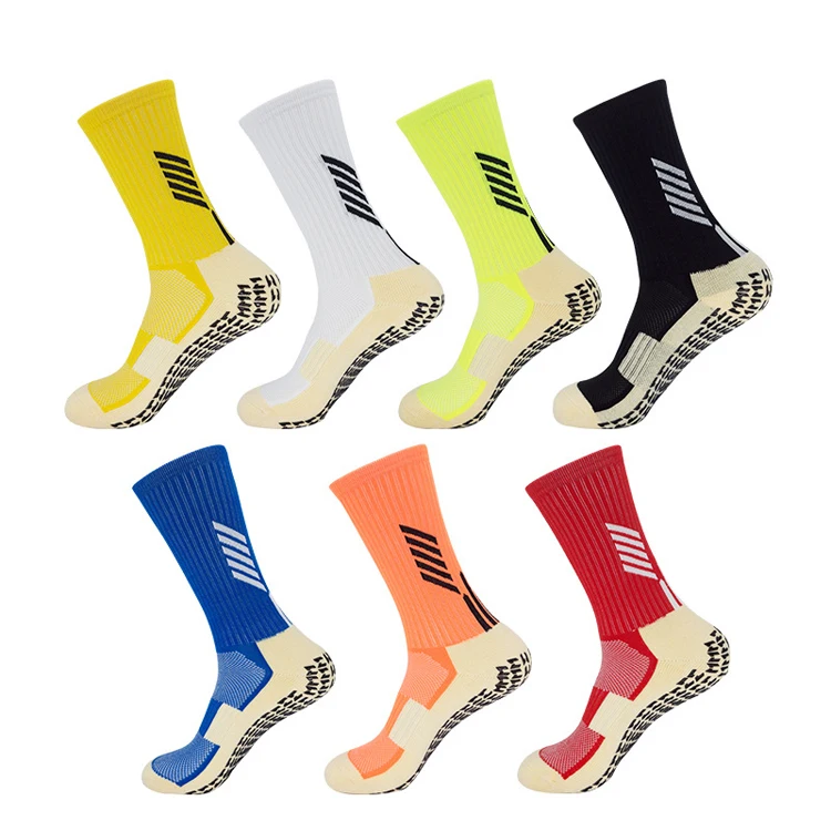 

Custom Non-slip Athletic Terry Thermal Tube Socks Adult Basketball Football Anti Slip Sports Grip Socks For Men, Custom color