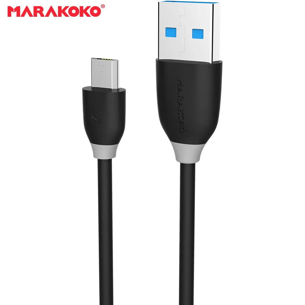 

MCB7 Micro USB Cable Fast Quick Charger Cable USB to Micro USB 2.0 Android Charging Cord for Samsung, Black;white