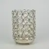 Crystal beads candle holder for wedding decoration