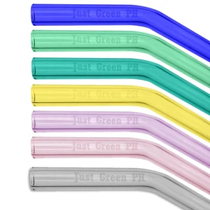 Image of Hot Products Recyclable 8mm custom logo glass straw