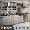 2017 304 GRADE white stainless steel kitchen designs