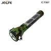 JECTE Solar / USB Powered Car Safety Hammer Flashlight For Emergency Help with camouflage color torch