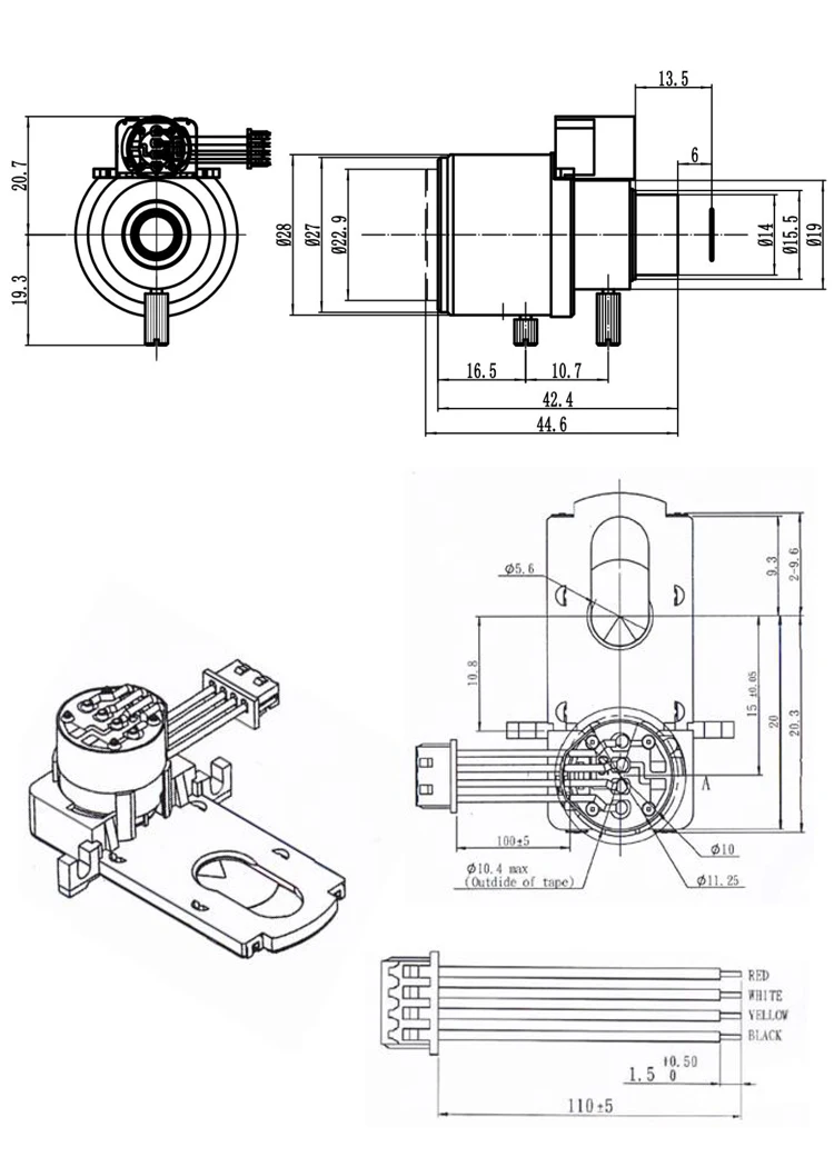 D14 mount 2.8-12mm auto iris adjustable motorized cctv lens