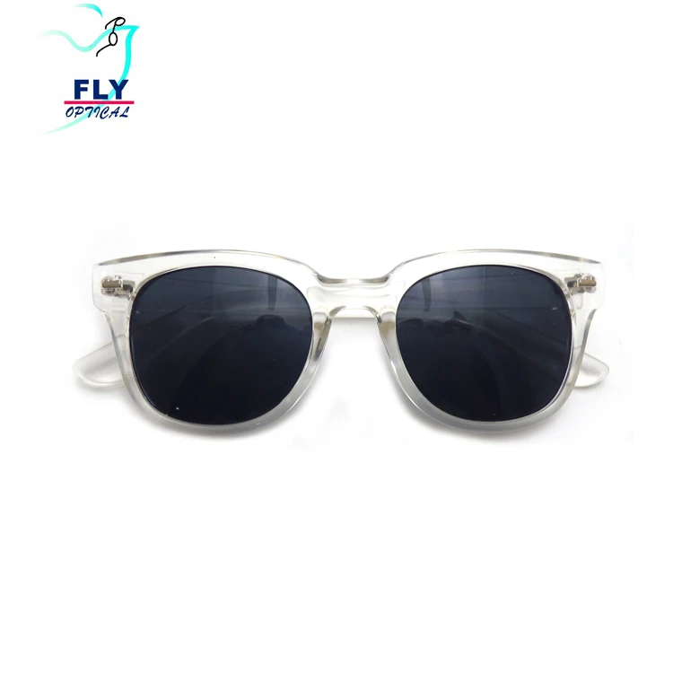 

high quality custom logo retro round clear uv400 sunglasses 2019