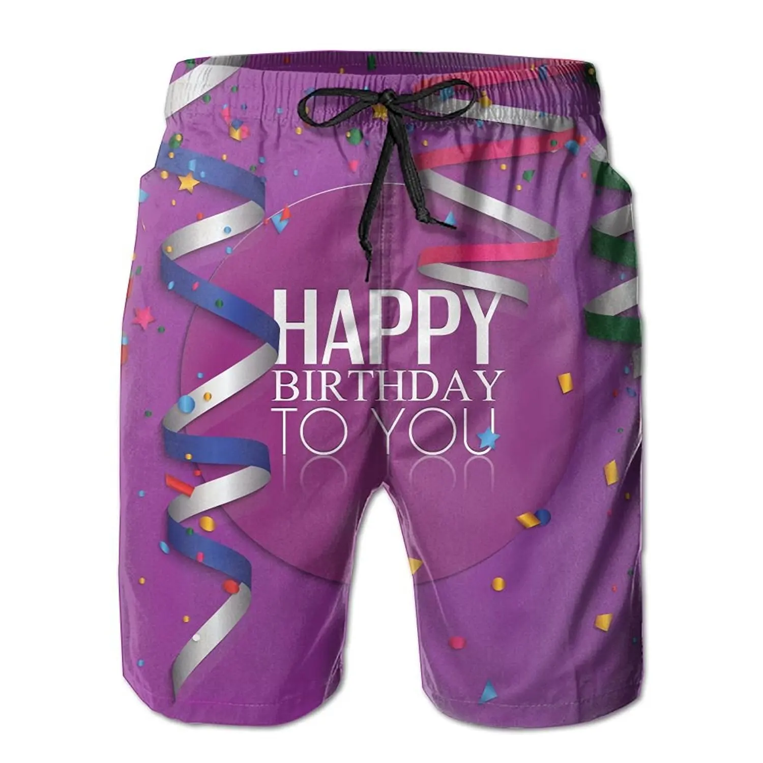 birthday swim trunks