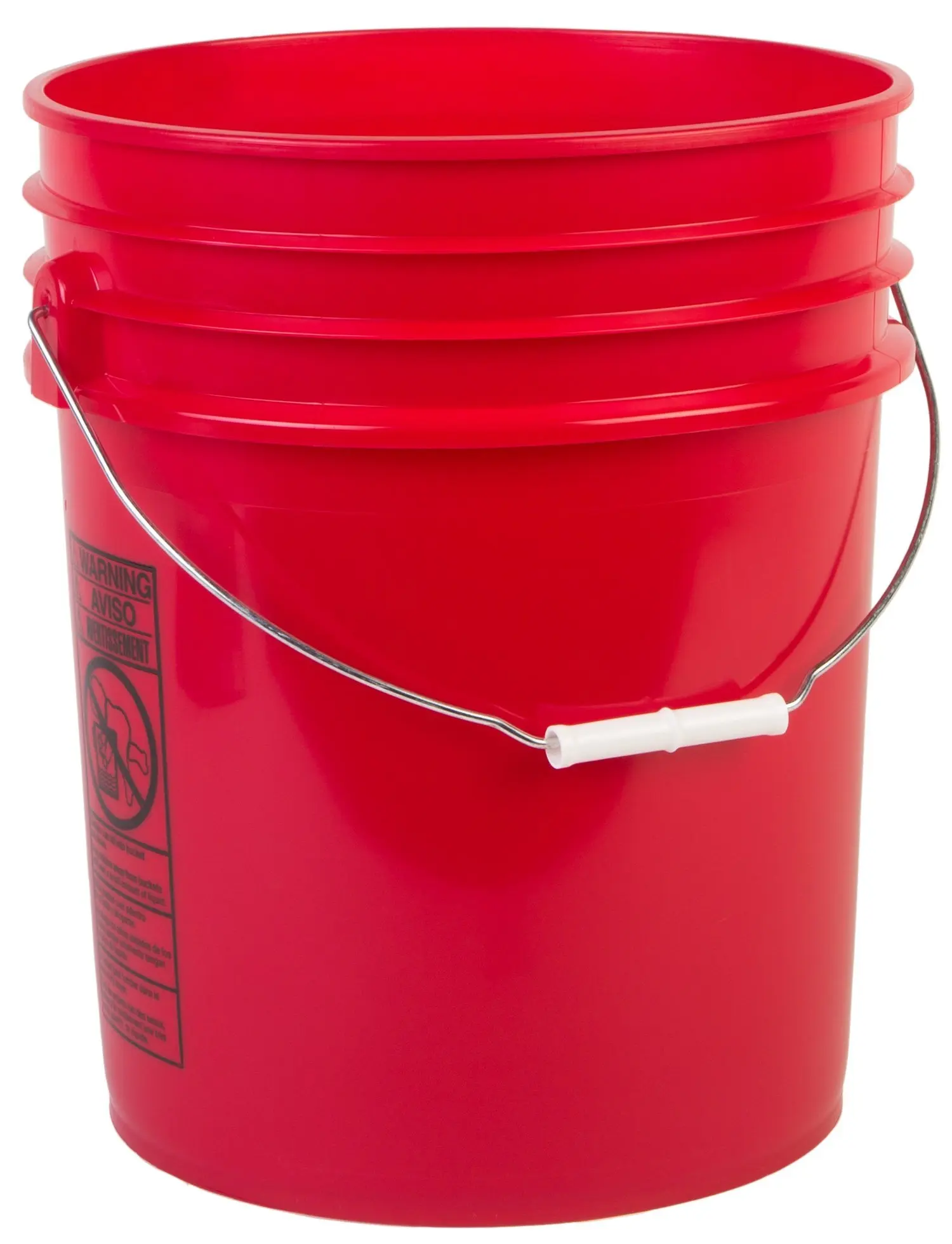 43.5. Hudson Exchange Premium 5 Gallon Bucket, HDPE, Red, 3 Pack. 