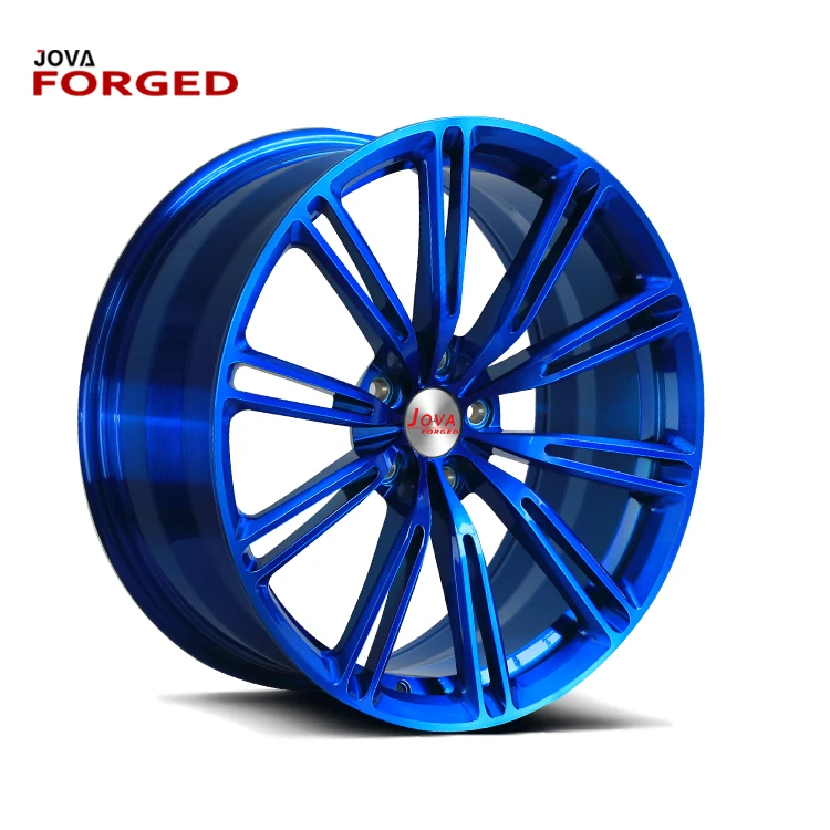 Car Alloy Wheels 18 Inch With 5x160 Pcd Chrome Blue Car Rims Wheels ...