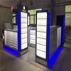 Flash light mobile phone kiosk interior design for shopping malls
