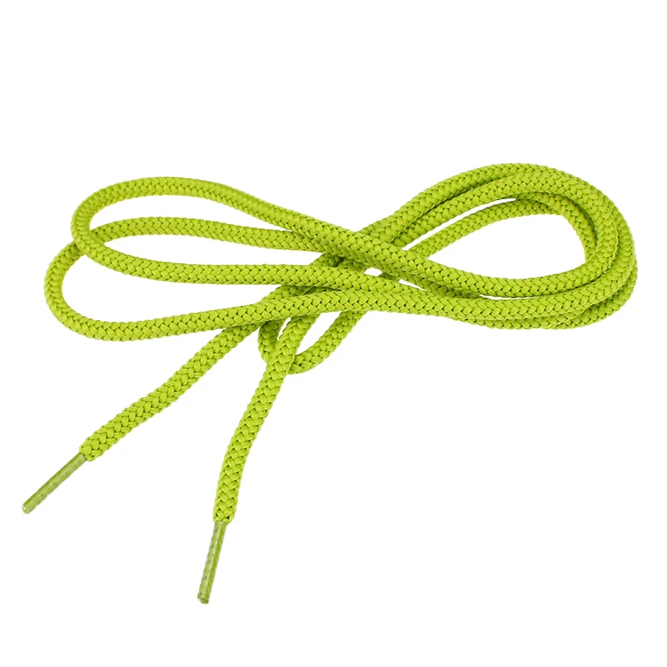 factory cheap wholesale sell custom polyester round shoelace