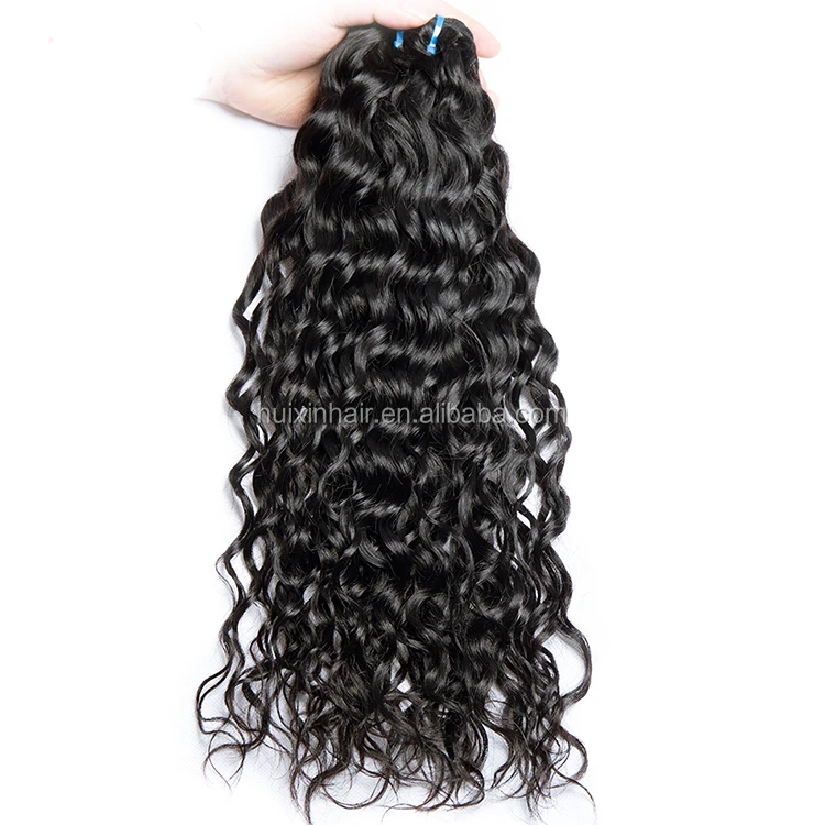 Brazilian 36 Inch Human Hair Extensions Hair Weave Natural Color