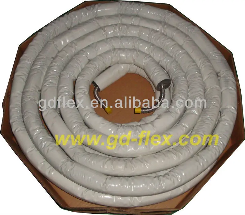 
colorful jacketing DN16 single flexilbe pre insulated solar hose 