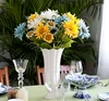 Factory price colorful silk artificial sun flower for decoration