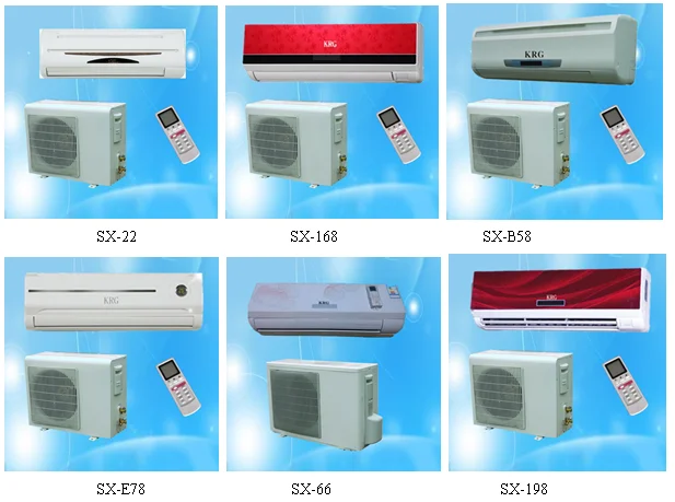 Energy saving High wall split air conditioner with original toshiba /hitachi compressor