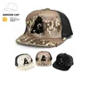 Small size sequins rhinestone mesh turcker hat kids snapback hat