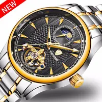 

2018 TEVISE new watch Tourbillon luminous waterproof automatic mechanical watches men's watch