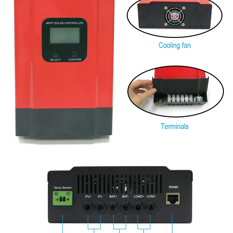 24 volts dc mppt charger controller