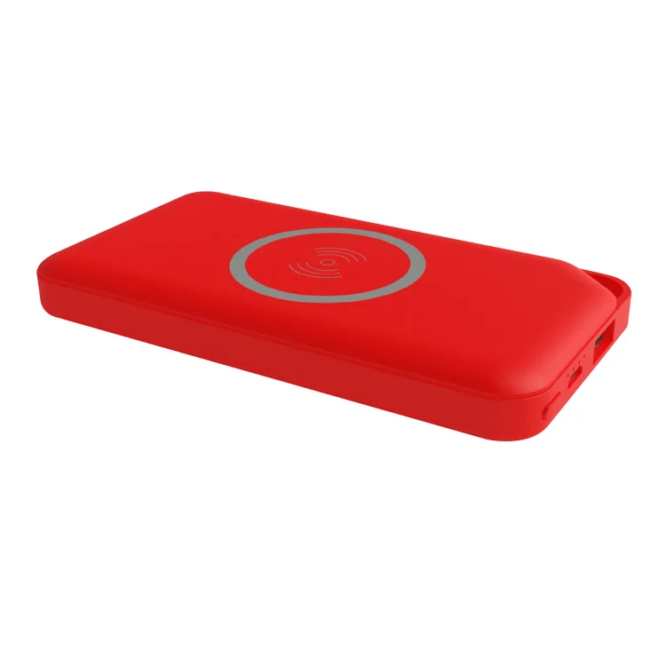 2018 New 8000mAh mobile power bank wireless battery charger