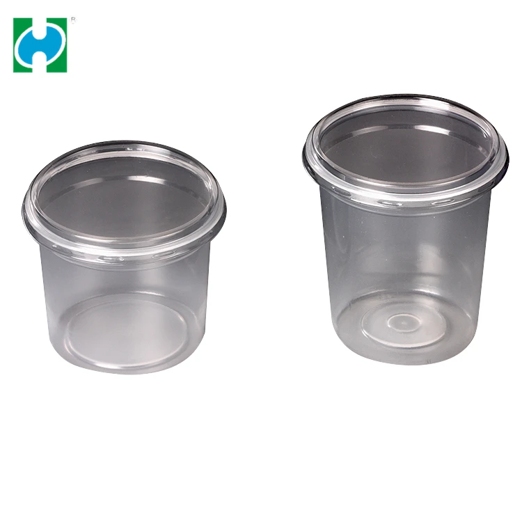 Cheap Clear Plastic Salad Box,Disposable Round Salad Container,Salad